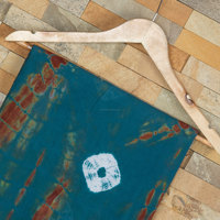 Tissu en coton peigné bio 120 g/m² tie-dye, technique de tissage organique, pour la mode féminine, la décoration intérieure, les vêtements, les housses et les chemises