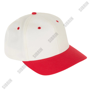 SIBRIN Custom Unisex 6-Panel Snapback Cap Color Contrast Twill Fabric Casual Baseball <b>Hat</b> <b>Flat</b> Brim Strapback Outdoor Streetwear - Product Image 3