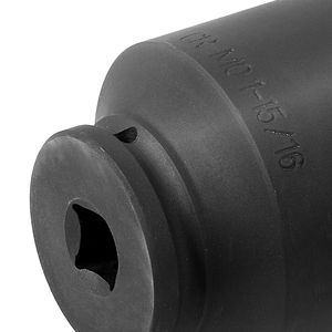Set di chiavi a bussola a impatto da 1/2 pollice per dadi dell'asse a 6 punte, 4 pezzi, SAE, per mandrini di grandi dimensioni, attrezzo per riparazioni auto, in CR-MO trattato termicamente - Product Image 6