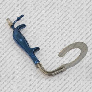Titanium Coated C-Circular Breast Retractor With Fiber <b>Optic</b> Illuminated Surgical Breast Retractor Plastic Surgery <b>Instruments</b> - Product Image 5