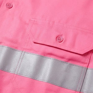 Camisa de Trabajo de Alta Visibilidad Reflectante, Polo Amarillo Fluorescente, Ropa de Seguridad, Uniforme de Seguridad para Trabajadores de la Construcción y Carreteras - Product Image 2