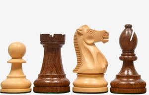 ชุดตัวหมากรุก Staunton Tournament สไตล์อเมริกันสุดหรู ขนาด 4.1 นิ้ว (คิง) ทำจากไม้ Sheesham และ Boxwood พร้อมกล่อง ราคาประหยัด - Product Image 6