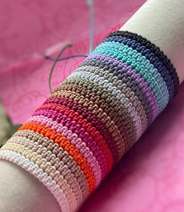 Pulsera de Macramé Hecha a Mano de Alta Calidad, Cordón Encerado Impermeable, Brazalete Apilable Estilo Boho, Elegante y Hermosa - Product Image 2