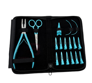 Premium Quality Assurance MAGMA BEAUTY Commercial Use Stainless Steel Hair Extension Pliers with Custom <b>Powder</b> Coating - Product Image 1