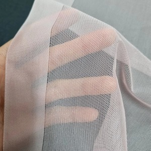Tela de Tul con Encaje Sencillo, 23 cm de Ancho, Ligera, Transparente, Elástica, de Spandex/Nailon, para Ropa, Lencería, Vestidos, Premium Coreano - Product Image 3