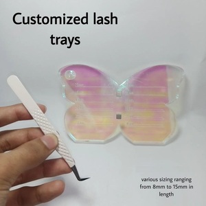 Precision Gold Color Stainless Steel Anti-Static <b>Eyelash</b> Tweezers with Smooth Tips for Volume Lash <b>Application</b> - Product Image 6