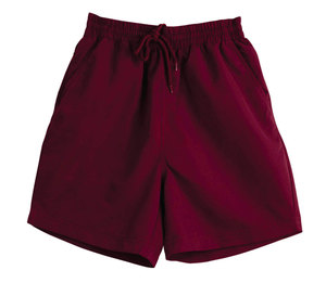 Shorts en tricot bleu uni pour homme, taille élastique, coupe mi-haute, décontracté - Product Image 6