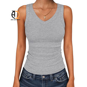 <b>Women</b> Tank <b>Top</b> Ribbed Sleeveless Casual <b>Top</b> - Product Image 5