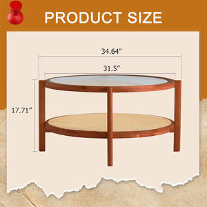 Table basse en verre pour décoration intérieure élégante - Product Image 3