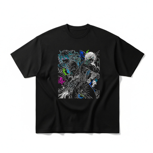 เสื้อยืดสตรีทแวร์ทรงบ็อกซี่ฟิตโอเวอร์ไซส์ ล้างสีแบบแอซิดวอช สไตล์วินเทจ ผ้าคอตตอนหนา 100% สำหรับผู้ชาย ทรงไหล่ตก ดีไซน์ทำสีซีดแบบดิสเทรส เป็นมิตรต่อสิ่งแวดล้อม - Product Image 3