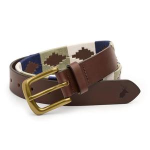 Ceinture de sport unisexe en cuir pleine fleur pour équitation, avec boucle ardillon en laiton, pour hommes, femmes et enfants, style mode - Product Image 1