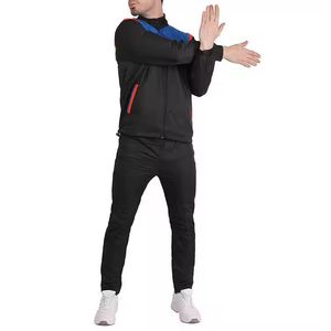 Conjunto deportivo de sudadera y pantalones de chándal para hombre, estilo cremallera, 100% algodón, de Pakistán. - Product Image 4