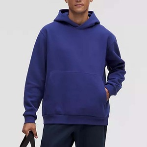 Sweat-shirt à capuche en coton peigné gris givré Heather Independent Trading Co - Product Image 2