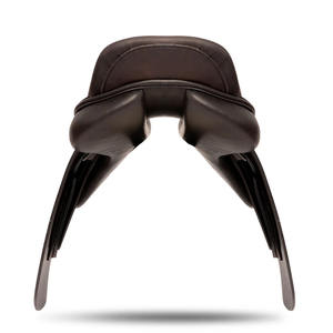 อานม้าหนังวัวแท้แบบปรับแต่งโลโก้ได้ สไตล์อังกฤษ สำหรับขี่ม้าเดรสสาจและโปโล พร้อมโครงไม้ มีหลายขนาดให้เลือก - Product Image 3