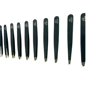 Pinzas Profesionales de Alta Precisión para Pestañas, con Punta Dentada de Acero Inoxidable, Mango Cómodo, Personalizables, Pinzas para Volumen 3D - Product Image 6
