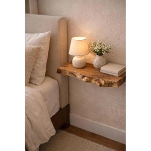Hand-Painted Acacia Wood Bohemian Floating <b>Shelf</b> Wholesale | Moradabad - Product Image 1