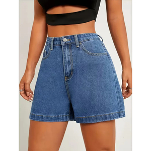 High-<b>Waisted</b> Slimming Denim Shorts for Women Fashionable And Stylish <b>Jeans</b> - Product Image 2
