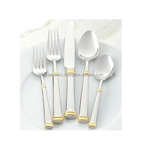 Design élégant Ensemble de couverts en acier inoxydable et métal à bas prix de vente Ensemble de couverts pour occasions de différentes tailles - Product Image 3