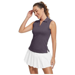 Chemise de tennis pour femme, nouvelle arrivée, style tendance, légère, service OEM, logo personnalisé, confortable et respirante - Product Image 1