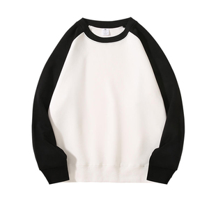 เสื้อฮู้ดดี้และเสื้อสเวตเชิ้ตผู้ชายแบบมีโลโก้สั่งทำพิเศษ 300 GSM ผ้าโพลีเอสเตอร์ผสมสแปนเด็กซ์ ตัดต่อสี คอกลม พิมพ์ลาย สตรีทแวร์ - Product Image 1