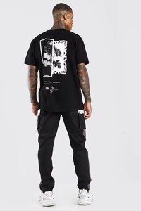 men oversized <b>tshirt</b> boxy loose fit drop shoulder cotton fabric summer casual tee drop shoulder streetwear <b>tshirt</b> - Product Image 5