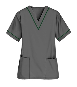 Medical <b>Scrub</b> <b>Top</b> Shirt Nurse Hospital Uniform Stretch Unisex <b>Scrub</b> Shirt - Product Image 5