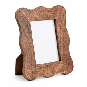 OEM Manufacturer Squiggle Wood Photo Frame Decorative <b>Rustic</b> Wavy Edge <b>Desk</b> Picture Frame Bulk Supply Eco-Friendly Wooden Crafts - Product Image 1