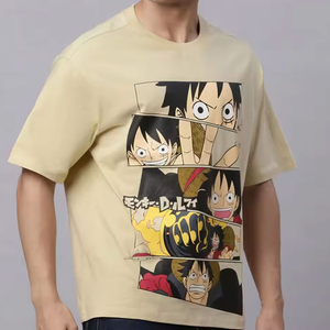 Camiseta de Hombre de Diseño Personalizado OEM, 100% Algodón, Ligera, Corte Holgado con Cuello Redondo, Camisetas para Hombre - Product Image 2