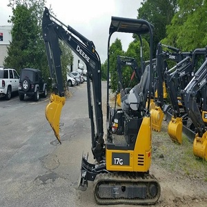 Excavatrice compacte sur chenilles John Deere 17G de qualité supérieure, moteur diesel 16 CV, pompe, boîte de vitesses, haute efficacité, achat en gros - Product Image 1