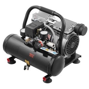 เครื่องอัดอากาศแบบไร้น้ำมัน 1 แรงม้า 1.5 CFM 90PSI พร้อมถังเหล็กขนาด 1 แกลลอน แรงดันสูงสุด 120PSI เสียงเงียบพิเศษ 78dB เครื่องอัดอากาศแบบพกพา - Product Image 5