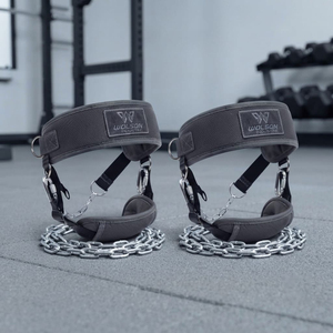 Harnais de musculation réglable et durable en néoprène rembourré avec fermeture auto-agrippante – Protection professionnelle unisexe pour le fitness - Product Image 6