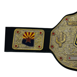 World Champion Arizona Championship Belt Custom Wrestling Belt High-Quality Collector's Item Azusa - Product Image 4