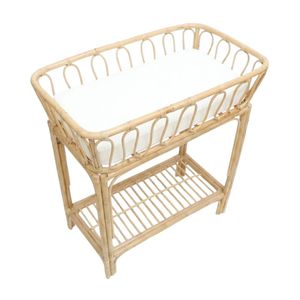 Table à langer en rotin pour restaurants, mobilier enfant, chambre de bébé, usage public, prix usine, haute qualité, vente en gros - Product Image 1