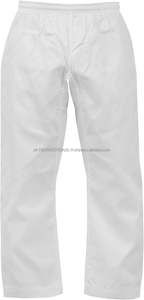 Pantalon de karaté unisexe essentiel en coton et polyester mélangés respirant et durable pour enfants et adultes - Product Image 2