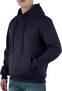 Ventes en gros de sweats à capuche personnalisés pour homme, 80% coton, 20% polyester, molleton lourd - Product Image 4