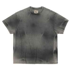 Camiseta y Pantalones Cortos Unisex con Lavado Ácido, 100% Algodón de Alta Calidad, Teñido Liso, Diseño Vintage Ecológico con Logotipo - Product Image 1