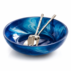Bols à salade en résine polie, écologiques, modernes, blancs et multicolores, pour les fêtes - Vente en gros de bols de service, bols personnalisés - Product Image 6