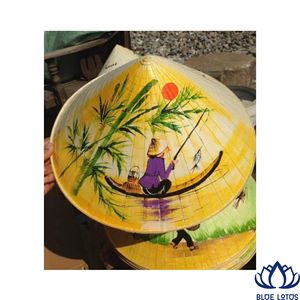 BEST SELLING Sustainable Carved <b>Dried</b> Gourd Decorative Hat Handmade Vietnamese Artwork for Photo Prop - Product Image 1
