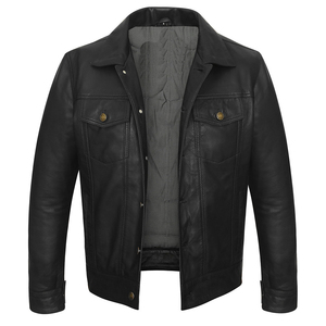 Vestes de motard en cuir de vache véritable personnalisées pour garçons, avec protection de motocross, grandes tailles, Pakistan - Product Image 1