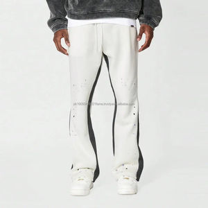 Pantalones Deportivos de Hombre Estilo Hip Hop, Ligeros, de Cintura Alta, Transpirables, de Secado Rápido, Tejido Elástico Combinado - Product Image 3