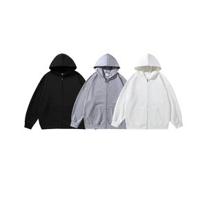 Chaqueta de Forro Polar con Capucha y Cierre para Hombre, Invierno 2026, Alta Calidad, 100% Algodón, Antiarrugas, Secado Rápido y Transpirable - Product Image 1