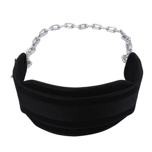 Custom Wholesale Heavy Duty Dip <b>Belt</b> With Steel Chain Weightlifting Training <b>Belt</b> Gym Fitness Dipping <b>Belt</b> - Product Image 5