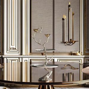 Support à gâteau de luxe à 2 niveaux en bois brun, fabriqué à la main, écologique, réutilisable, avec poignée, plateau de service décoratif pour cupcakes, dernier design - Product Image 4