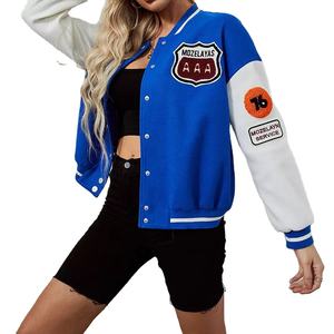 Servicio de diseñador personalizable de fábrica al por mayor para chaquetas universitarias de alta calidad personalizadas de calidad superior diseñadas para mujeres - Product Image 5