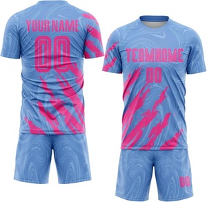 Tenue de football personnalisée ODM OEM 2025, tendance, respirante, maillot de sport, maillot de football, impression numérique en gros, kit d'équipe, shorts 100% - Product Image 2
