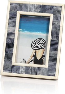 Modern Indian Handmade Resin Brass Inlay 6-Color <b>Printed</b> Photo <b>Frame</b> Customized Size Color Non-<b>Printing</b> Funeral Decorative - Product Image 2