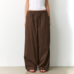 Nouveautés Pantalons de Yoga Décontractés pour Femmes à Taille Élastique, Coupe Ample, Effet Rafraîchissant, Joggers Amples 100% Nylon, Pantalons de Sport à Jambes Larges pour Femmes - Product Image 5