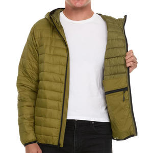Men's Winter Down Puffer <b>Jacket</b> Duck Down Lightweight <b>Thin</b> Padded <b>Jackets</b> Hiking Camping Climbing Graphene Lining Warm Coat - Product Image 4