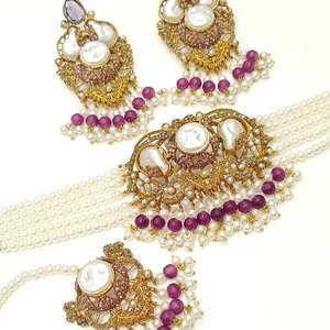 Conjunto de Joyería de Diseño Personalizado, Collar de Moda, Colección de Joyería Nupcial de Circonio Premium para Mujer, para Fiestas - Product Image 4