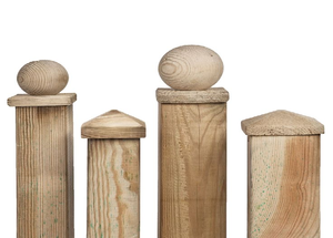 ฝาครอบเสาไม้ทรงปิรามิด สไตล์โบราณ สำหรับรั้วและระเบียง  ทำจากไม้เนื้อแข็ง ทนทาน เหมาะสำหรับใช้งานกลางแจ้งในสวน - Product Image 2